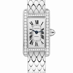 Cartier Tank Americaine Womens watch Quartz White gold WB710013