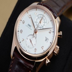 IWC Portuguese Chronograph Mens watch Unisex Automatic Rose gold IW390301