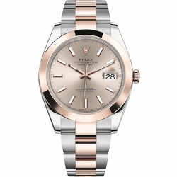 Rolex Datejust 41 Mens watch Unisex Gold Steel Automatic 126301-0009