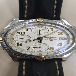 Breitling Chronomat Mens watch Unisex Automatic Gold Steel Breitling Chronomat B13050.1
