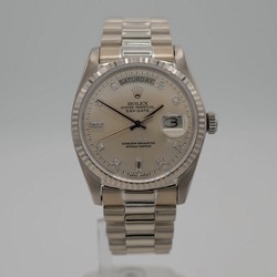 Rolex Day-Date 36 Mens watch Unisex White gold Automatic 18039