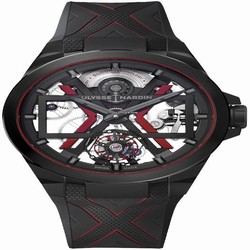 Ulysse Nardin Mens watch Unisex Automatic Ceramic 1723-400-3b BLACK