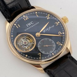IWC Portuguese Tourbillon Mens watch Unisex Manual winding Rose gold IW544705