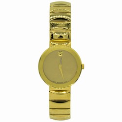 Movado Sapphire Womens watch Quartz Gold Steel 0607049