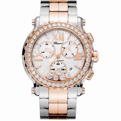 Chopard Happy Sport Mens watch Unisex Quartz Gold Steel 288506-6002