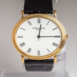 Patek Philippe Calatrava Mens watch Unisex Quartz Yellow gold 3744J-050