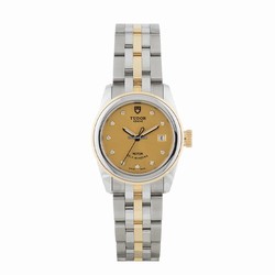 Tudor Glamour Date Womens watch Automatic Gold Steel 51003-0003