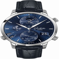 Glashtte Original Senator Cosmopolite Mens watch Unisex Manual winding Steel 1-89-02-05-02-30