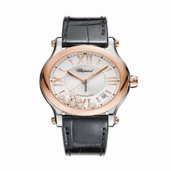 Chopard Happy Sport Womens watch Automatic Gold Steel 278559-6001