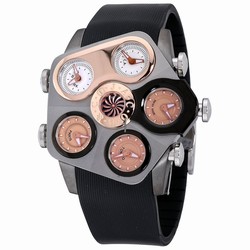 Jacob & Co. Five Time Zone Mens watch Unisex Quartz Steel GR3-15