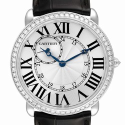 Cartier Ronde Louis Cartier Mens watch Unisex Manual winding White gold WR007002