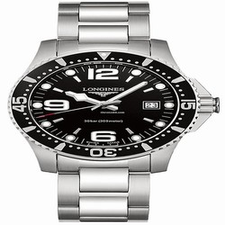 Longines HydroConquest Mens watch Unisex Quartz Steel L3.740.4.56.6