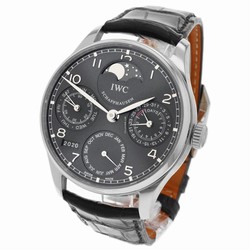IWC Portuguese Perpetual Calendar Mens watch Unisex Automatic White gold IW502218