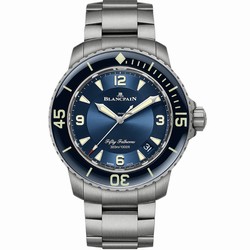 Blancpain Fifty Fathoms Mens watch Unisex Automatic Titanium 5015-12B40-98B