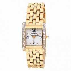 Movado Mens watch Unisex Quartz Yellow gold 74 57 9479