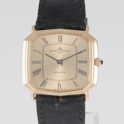 Baume & Mercier Mens watch Unisex Quartz Yellow gold 17245