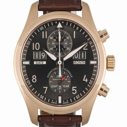 IWC Pilot Spitfire Perpetual Calendar Digital Date-Month Mens watch Unisex Automatic Rose gold IW379105