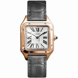 Cartier Santos Dumont Mens watch Unisex Quartz Rose gold WGSA0022