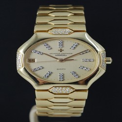 Vacheron Constantin Mens watch Unisex Quartz Yellow gold 75901
