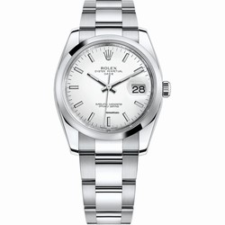 Rolex Oyster Perpetual Date Mens watch Unisex Steel Automatic 115200-0008