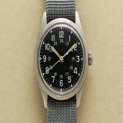 Hamilton Mens watch Unisex Manual winding Steel MIL-46374A