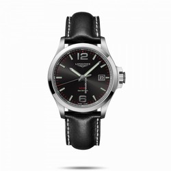 Longines Conquest Mens watch Unisex Quartz Steel L3.726.4.56.2