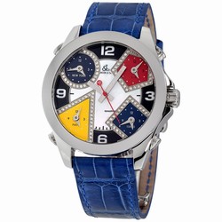 Jacob & Co. Five Time Zone Mens watch Unisex Quartz Steel jcm7da