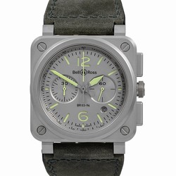 Bell & Ross BR 03-94 Chronographe Mens watch Unisex Automatic Steel BR0394-GR-ST SCA