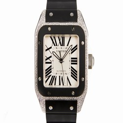Cartier Santos 100 Mens watch Unisex Automatic Steel W20121U2