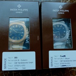 Patek Philippe Nautilus Mens watch Unisex Automatic Steel 3700 PP Nautlius Jumbo Stahl Beyer + 3700 GG G1belin -41mm Sammlerpaket