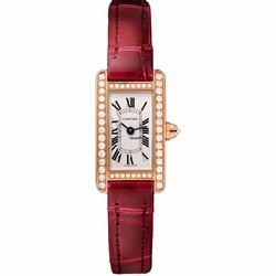 Cartier Tank Americaine Womens watch Quartz Rose gold WJTA0026