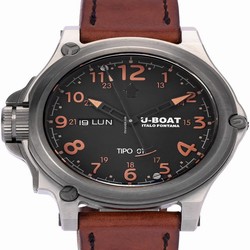 U-Boat Tipo 01 Mens watch Unisex Automatic Titanium BK BR 7472