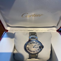 Cartier Ballon Bleu 33mm Womens watch Quartz Steel W6920084