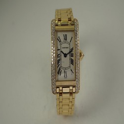 Cartier Tank Americaine Womens watch Quartz Yellow gold 1710