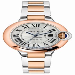 Cartier Ballon Bleu 33mm Womens watch Automatic Gold Steel w2bb0032