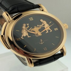 Ulysse Nardin Mens watch Unisex Manual winding Rose gold 716-22