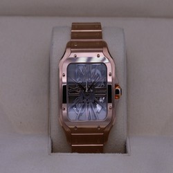 Cartier Santos Mens watch Unisex Manual winding Rose gold WHSA0016