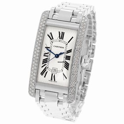 Cartier Tank Americaine Womens watch Automatic White gold WB7026L1