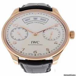 IWC Portuguese Annual Calendar Mens watch Unisex Automatic Red gold IW503504
