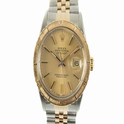 Rolex Datejust Turn-O-Graph Mens watch Unisex Gold Steel Automatic 16253