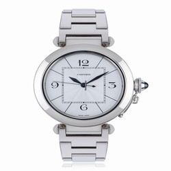 Cartier Pasha Mens watch Unisex Automatic White gold W30187M9