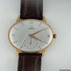 Omega Mens watch Unisex Manual winding Gold Steel Classic Dress