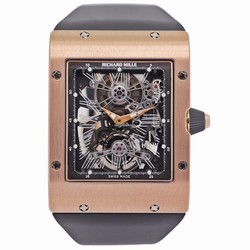 Richard Mille Mens watch Unisex Manual winding Rose gold RM017