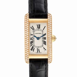 Cartier Tank Americaine Womens watch Quartz Yellow gold WB701251
