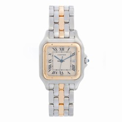 Cartier Panthere Mens watch Unisex Quartz Gold Steel W25027B5
