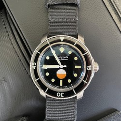 Blancpain Fifty Fathoms Mens watch Unisex Automatic Steel 5008 11B30 NABA