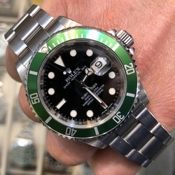 Rolex Submariner Date Mens watch Unisex Steel Automatic 16610LV