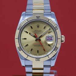 Rolex Datejust Turn-O-Graph Mens watch Unisex Gold Steel Automatic 116263