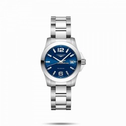Longines Conquest Quartz Steel L3.377.4.96.6