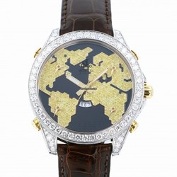 Jacob & Co. Five Time Zone Quartz Steel JC-47SBYDC